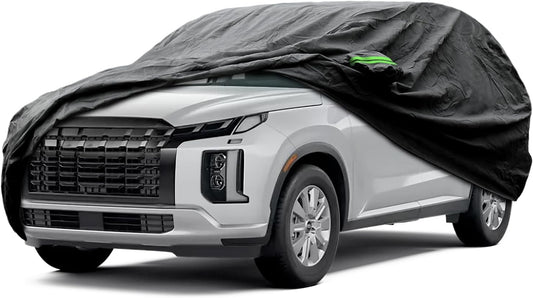Proadsy 2025 Upgrade Car Cover Custom Fit for Hyundai Palisade 2020-2025, Waterproof All Weather for Automobiles, Full Exterior Cover Rain Snow Sun Protector Indoor Outdoor Car Cover