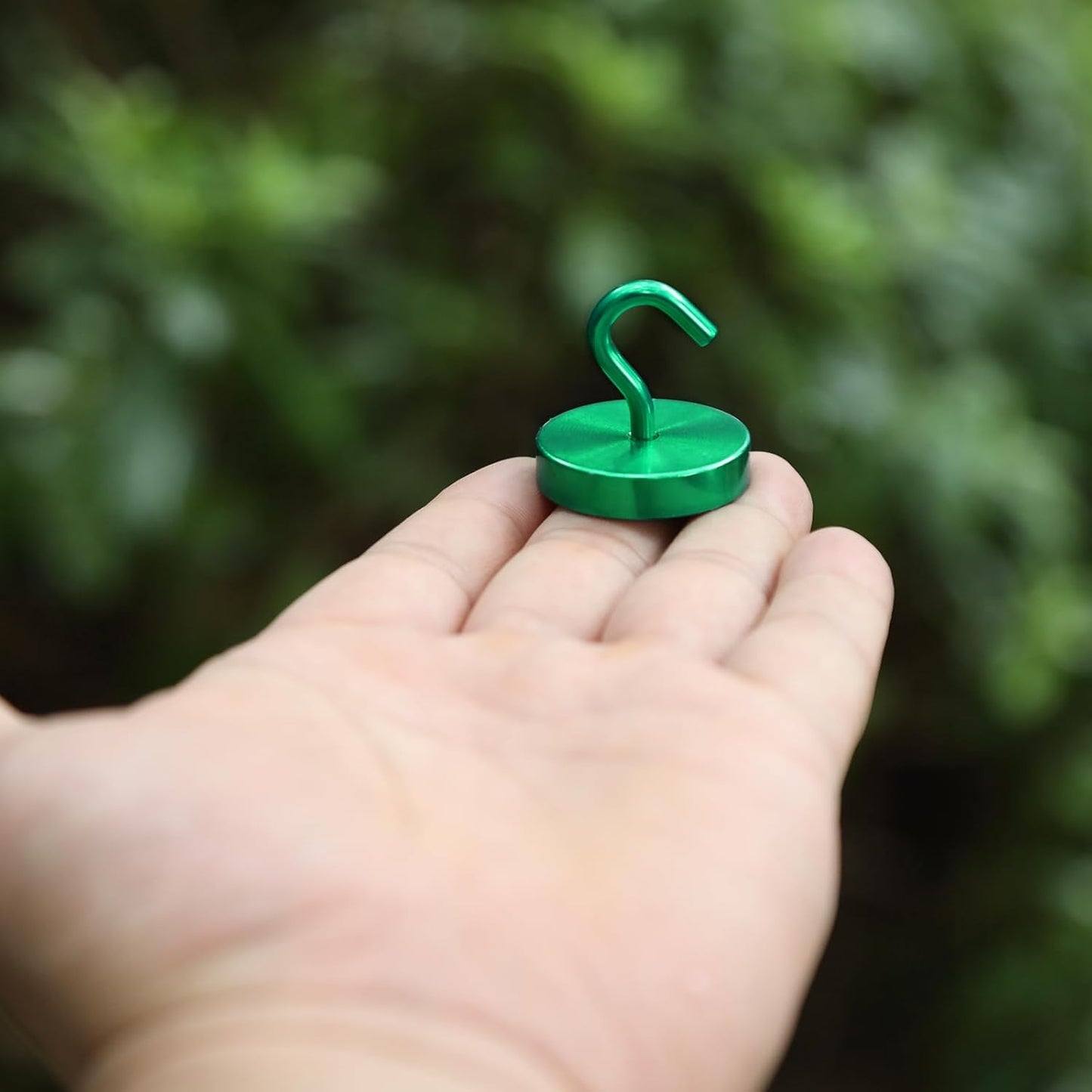 Neosmuk Magnetic Hooks, Cruise Ship Essentials, 100lb+ Heavy Duty Magnetic Hooks for Cruise Cabins, Refrigerator, Grill, Hanging, and Travel | Extra Strong Must-Haves Magnet Hook,Green