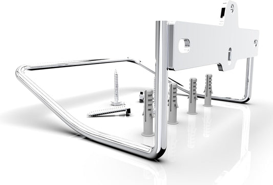 JBscoop Ladder Hanger for Garage Wall, Ladder Storage Strollers and Folding Chair, Heavy Duty Lader Holder Rust Proof SS304