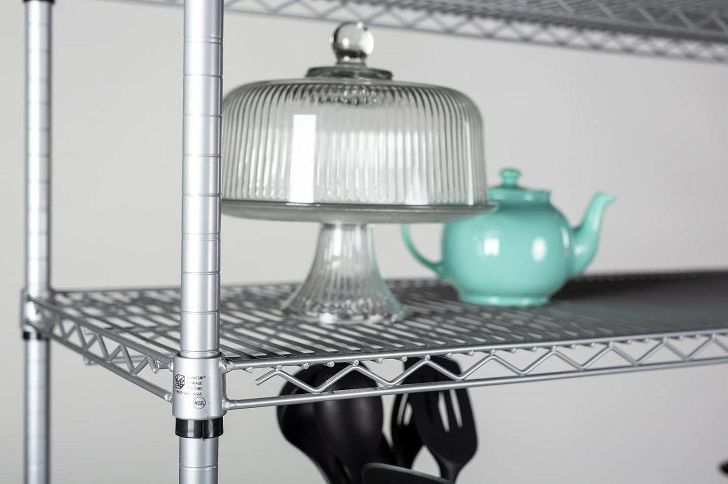 Omega 12" Deep x 36" Wide x 36" High 3 Tier Gray Starter Shelving Unit