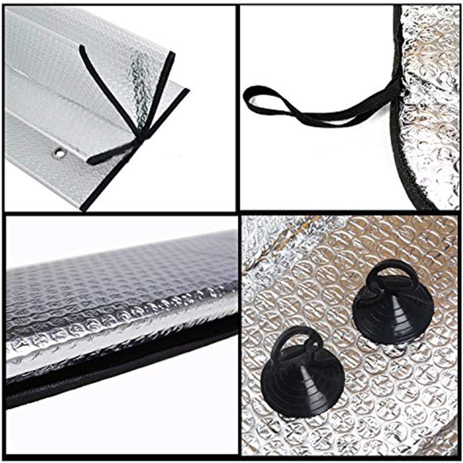 Big Ant Car Windshield Sunshade UV Ray Reflector Auto Window Sun Shade Visor Shield Cover, Keeps Vehicle Cool- Sliver (55" x 27.5")