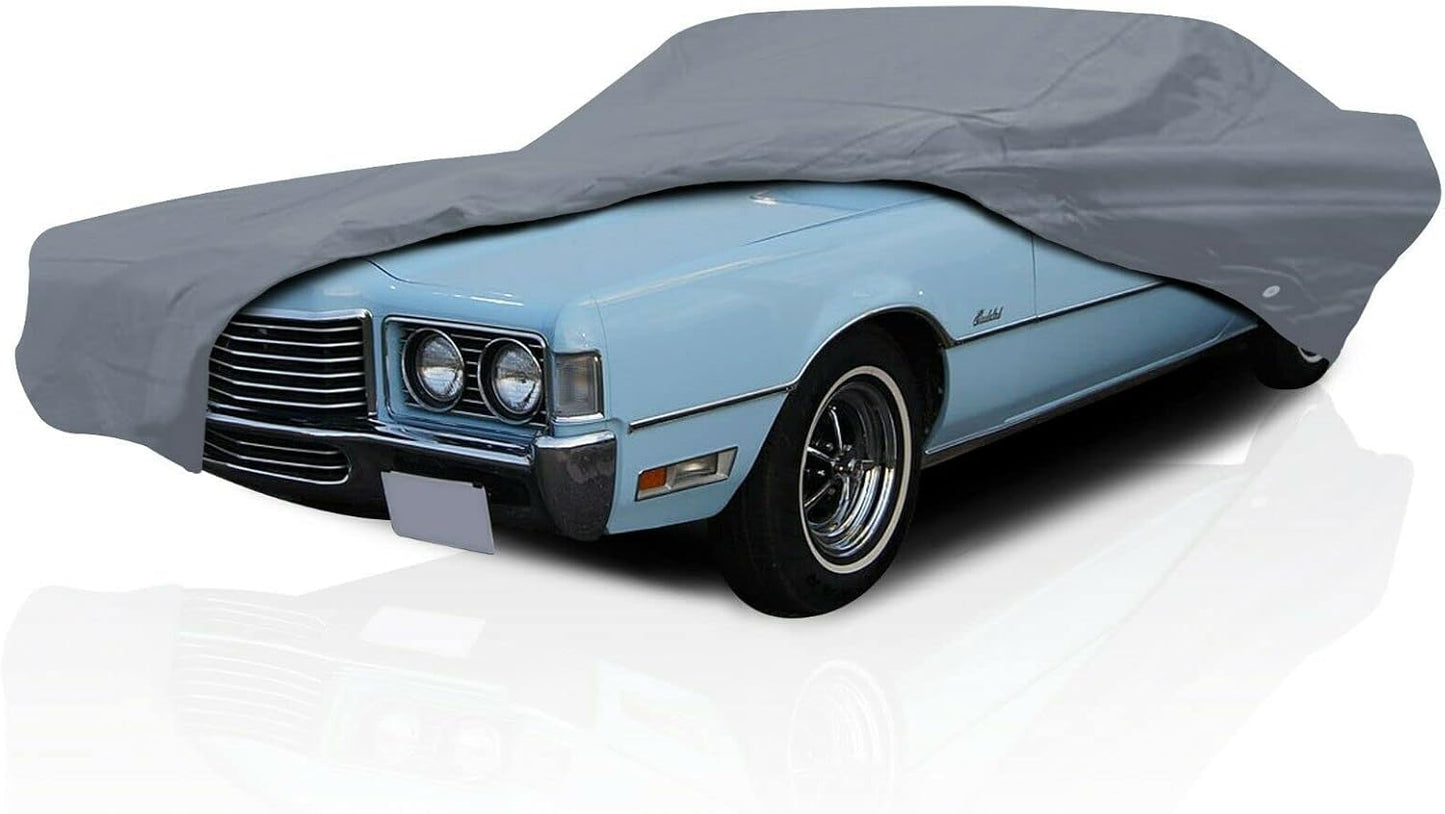 DaShield Ultimum Series Car Cover forCadillac DeVille 1965-1976 Sedan 4-Door All Weather Protection Semi Custom Fit Dust, Sun, Snow, Rain Protection Indoor Outdoor