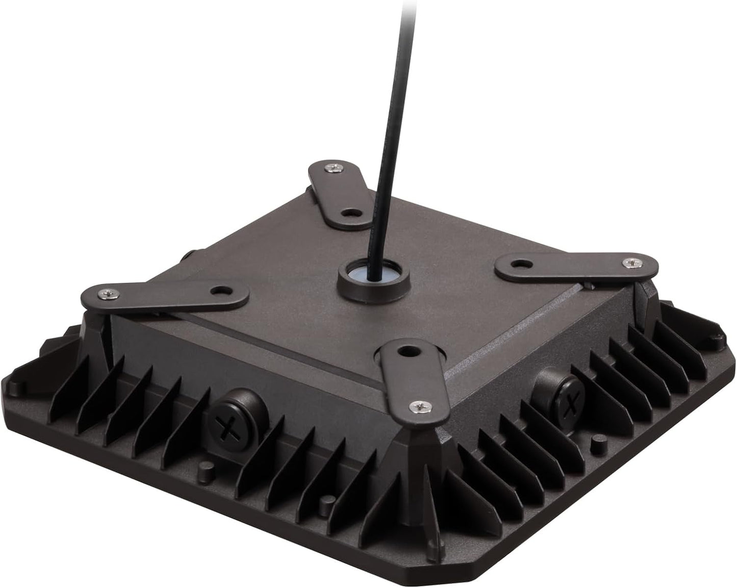 VEVOR 4 Pack LED Canopy Lights, 80W, 8800LM 5000K Daylight Commercial Industrial Outdoor Canopy Lights, 10.08"x10.08" Surface Mount Ceiling Lighting for Gas Station Warehouse Garage Street Shop, IP65