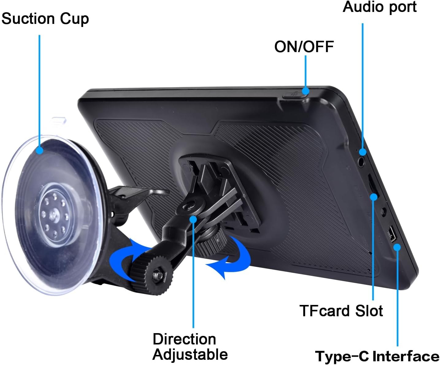 2025 Map Car GPS Navigation GPS Navigation for Truck & RV & Car, Driver Alerts, Turn-by-Turn Directions, Free Update Map