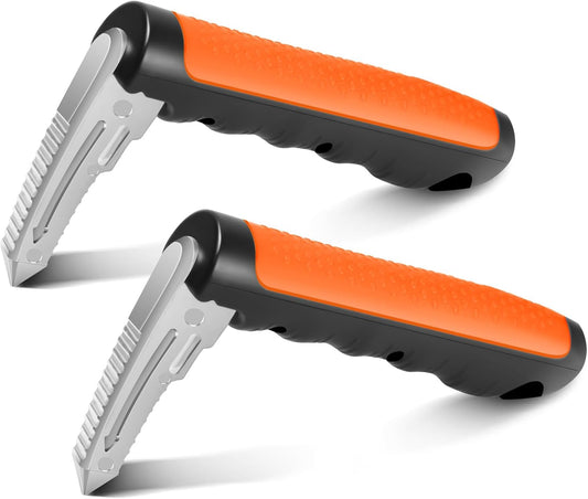 Car Door Handle for Elderly - 2025 New 3-in-1 Car Handle Assist, 2 Pack Auto Cane Portable Vehicle Support Handle Door Assist Bar, Max Load 500 Lbs, Anti-Slip Design (Orange-2-Pack Car Handle)