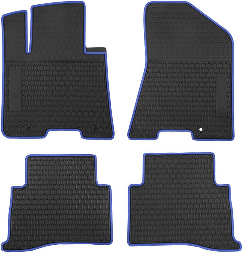 Car Floor Mats Custom Fit for Kia Sportage 2022 2021 2020 2019 2018 2017/2019-2021 Hyundai Tucson Odorless Washable Heavy Rubber (All Weather) Floor Liners Blue