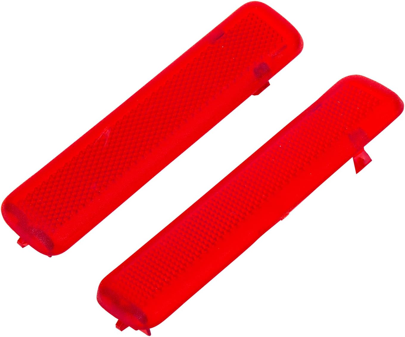 Rear Left Driver and Right Passenger Side Door Red Reflector Panel (1 Pair).Fit for Chevrolet GMC.Replaces Part # 15183155,15183156.