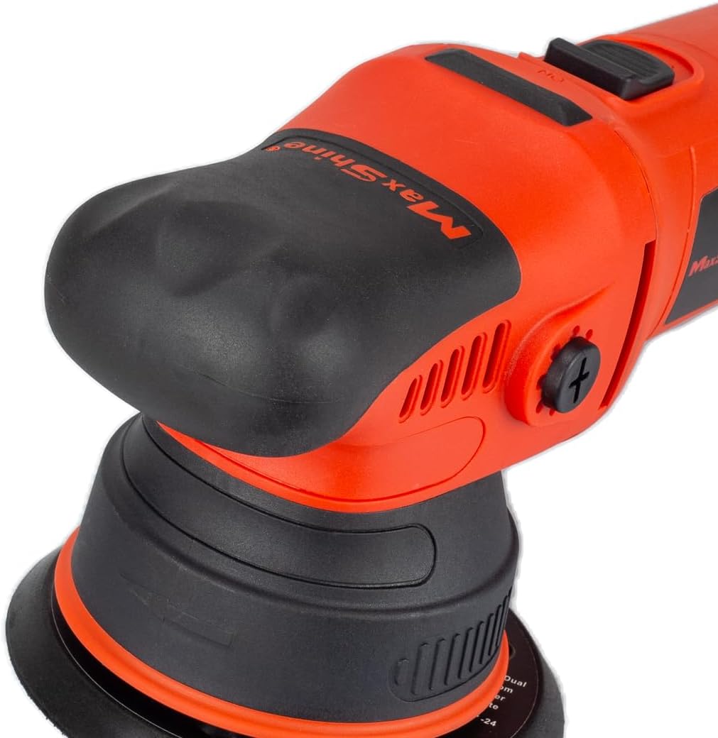 Maxshine 2 Pieces M8S V2 Dual Action Polisher & 16oz AIO Polish Car Detailing Kit - 1000W, 8mm Throw, 5” Plate, Thread 5/16”-24 - Powerful Auto Detailing Tool for Paint Protection (M8S V2 Kit 1)