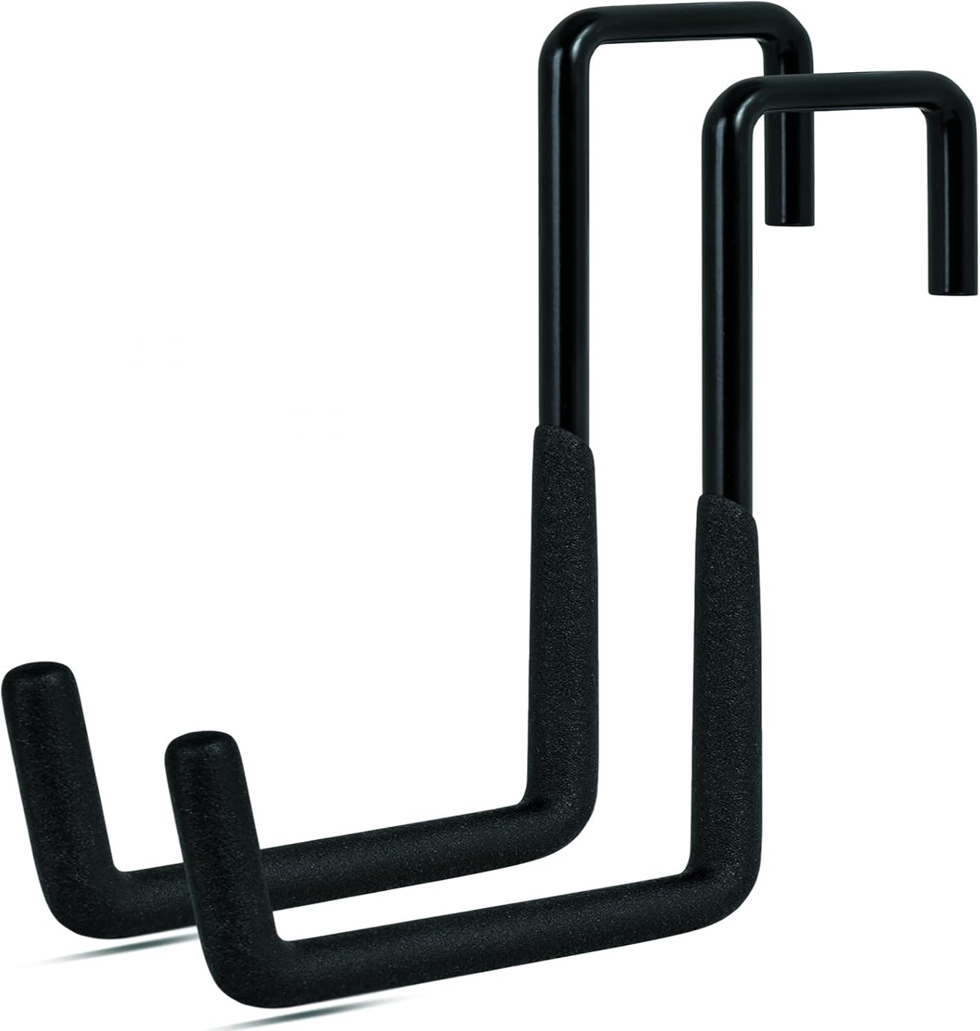 Rafter Hanger Hook 2 Pcs, Large S Hooks, Upgraded Fence Hangers, Ladder and Bike Hanging Hooks for Storage, Heavy Duty Garage Utility Rafter Hook for Hanging Hose, Plants, Chairs and More