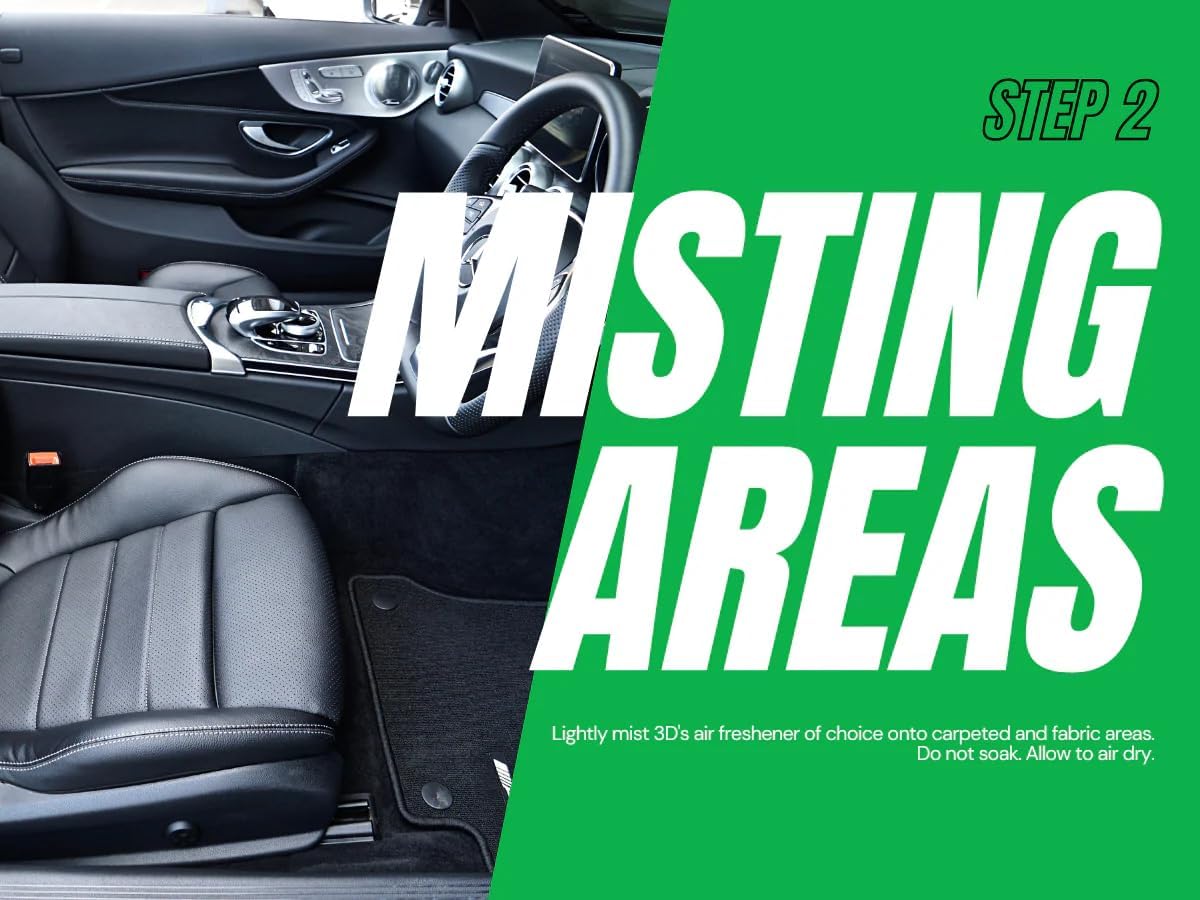 3D X-Treme Ice Air Freshener – 16oz Water-Based Spray – Long-Lasting, Non-Toxic Odor Eliminator – Safe for Pets & People – Crisp, Invigorating Scent for Cars & More