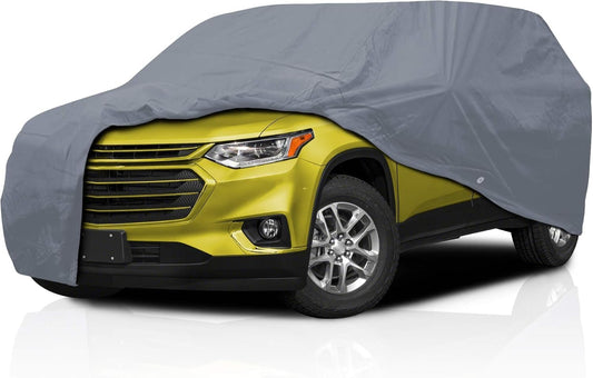 Supreme Full Car Cover - Semi Custom Fit for Equinox 2005-2009 SUV 4-Door | All-Weather Protection: Waterproof, Dustproof, Windproof, UV-Resistant | Includes Accessories