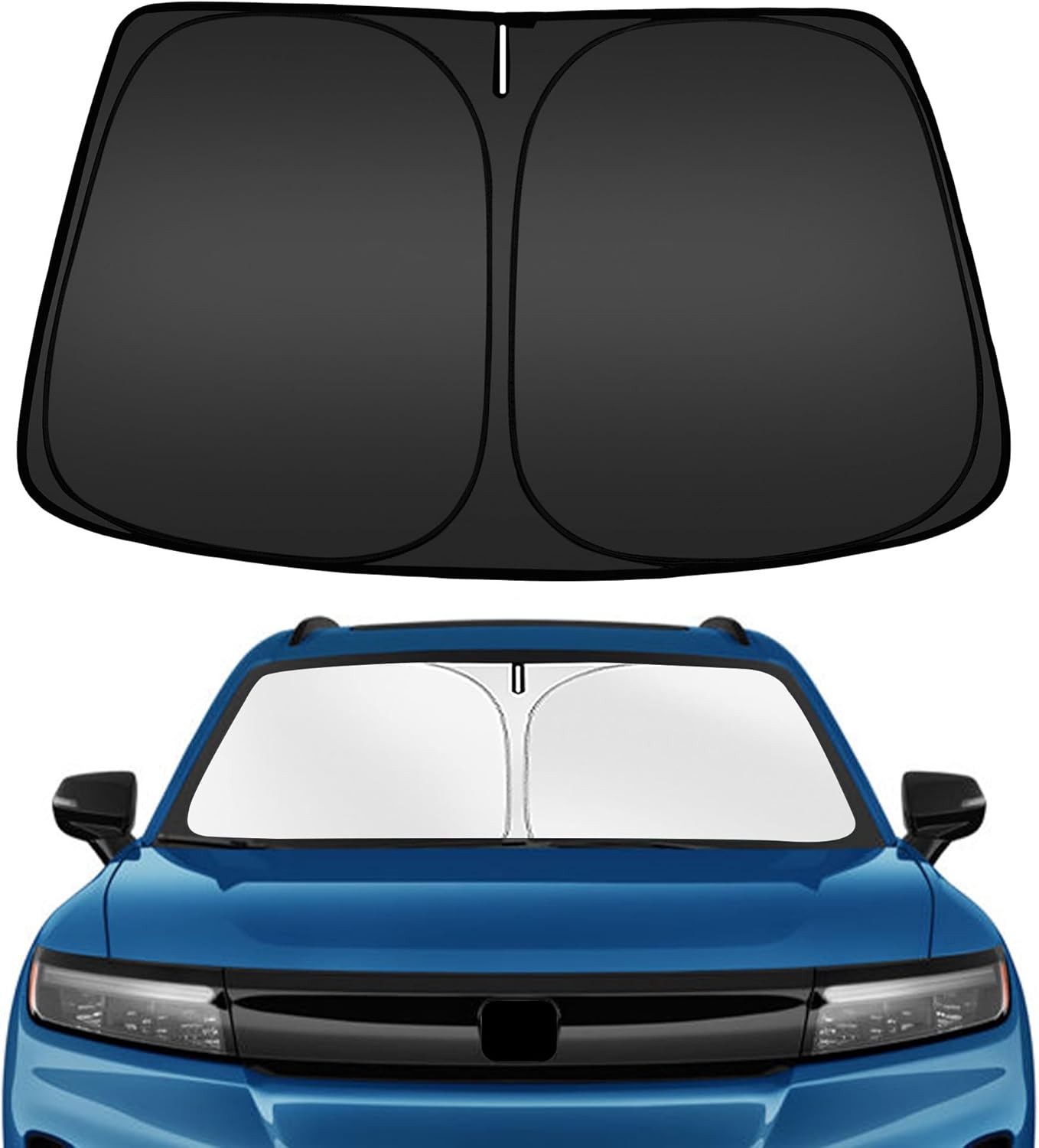 ARISMOTOR Windshield Sun Shade for Honda Prologue EV 2024-2025 2026, Custom Fit Foldable Front Window Sunshade Sun Visor Protector, Block UV Rays Keep Your Car Cooler