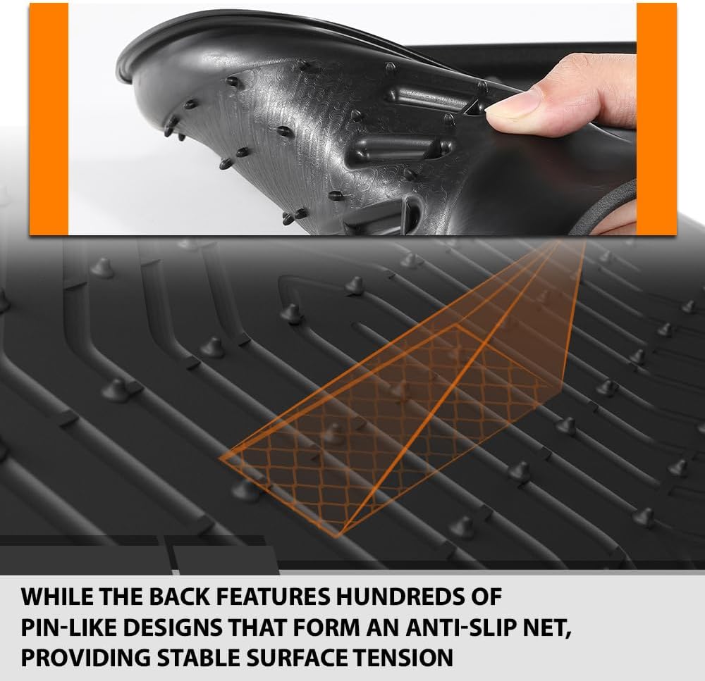 G-PLUS Floor Mats Compatible with Honda CR-V CRV 2017 2018 2019 2020 2021 2022 (Include Hybrid Models), TPE All Weather Full Cover Protection,1st & 2nd Row Floor Liners,Black