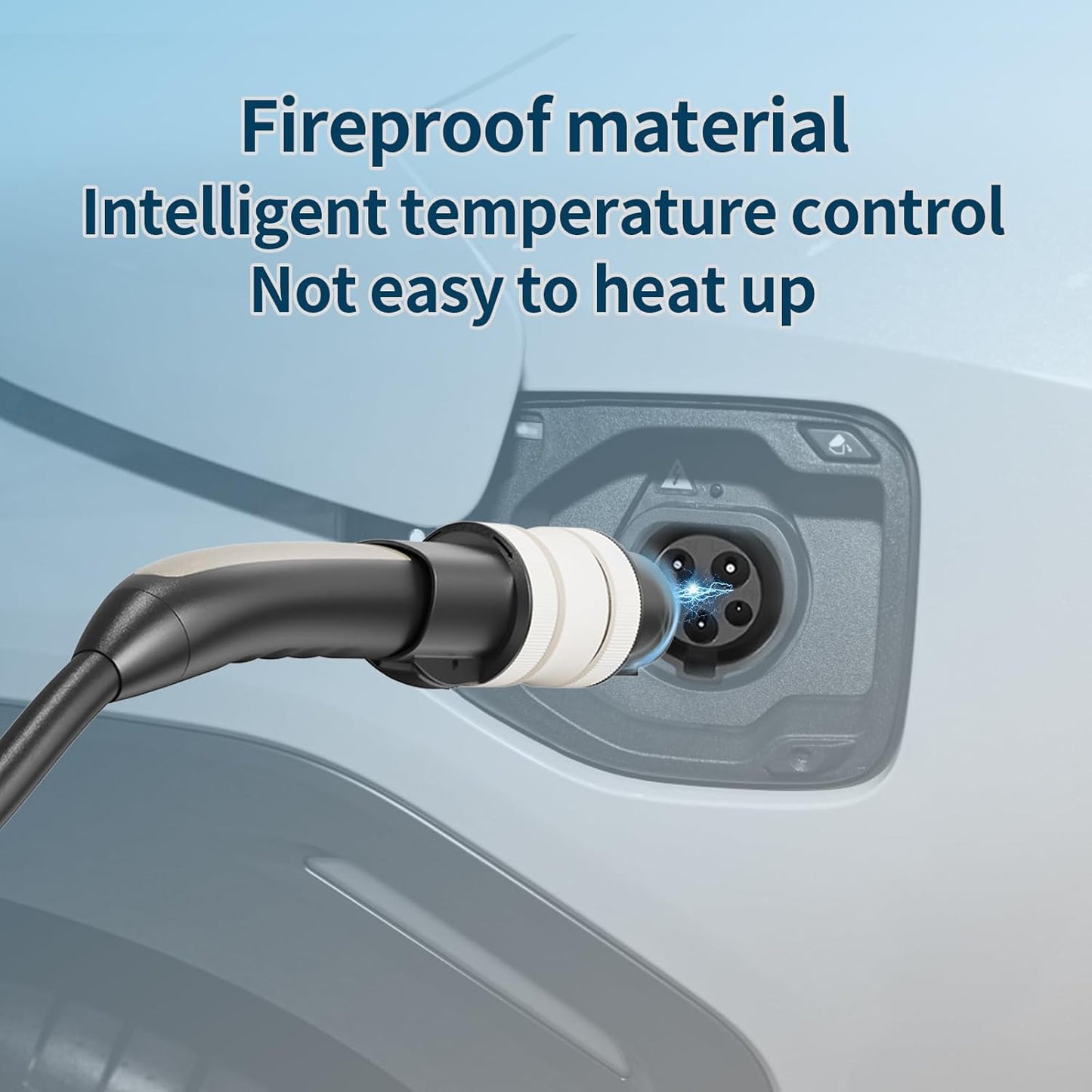 Tesla to J1772 Charger Adapter, 32 Amp / 220V, Compatible with Tesla Connector, NACS Converter for J1772 Electric Vehicles Charging