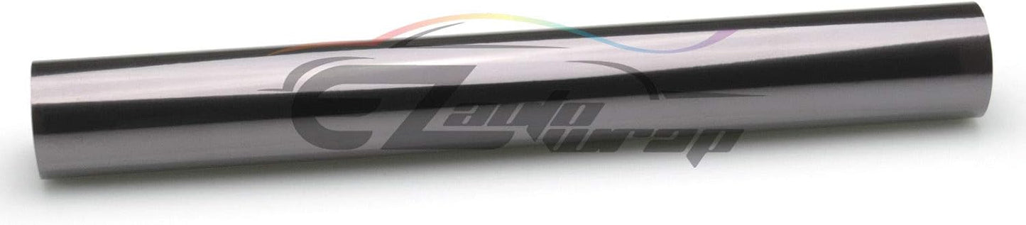 EZAUTO WRAP Free Tool Kit 12"x96" (1FT x 8FT) Glossy Light Black Smoke Headlight Taillight Fog Light Side Marker Vinyl Tint Film Self Adhesive