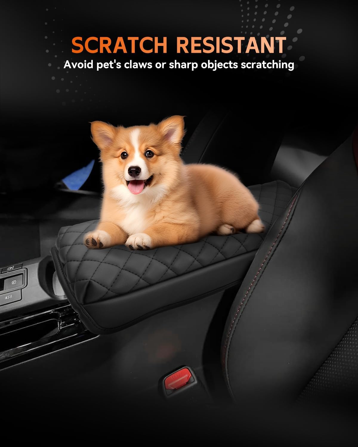 CDEFG for Toyota Prius 2023-2025 2026 Center Console Cover Armrest Box Cover for Prius (LE, XLE, Nightshade Edition, Limited) 2023 2024 2025 Accessories Arm Rest Protector