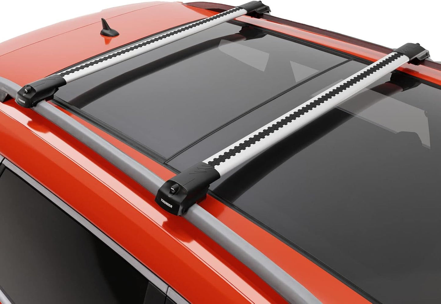 Catch USA Car Roof Rack Cross Bars for Subaru Outback Wilderness with Lock 2021 2022 2023 Aluminum Cross Bar for Rooftop Cargo Carrier Luggage Kayak Canoe Bike Snowboard (Gray)