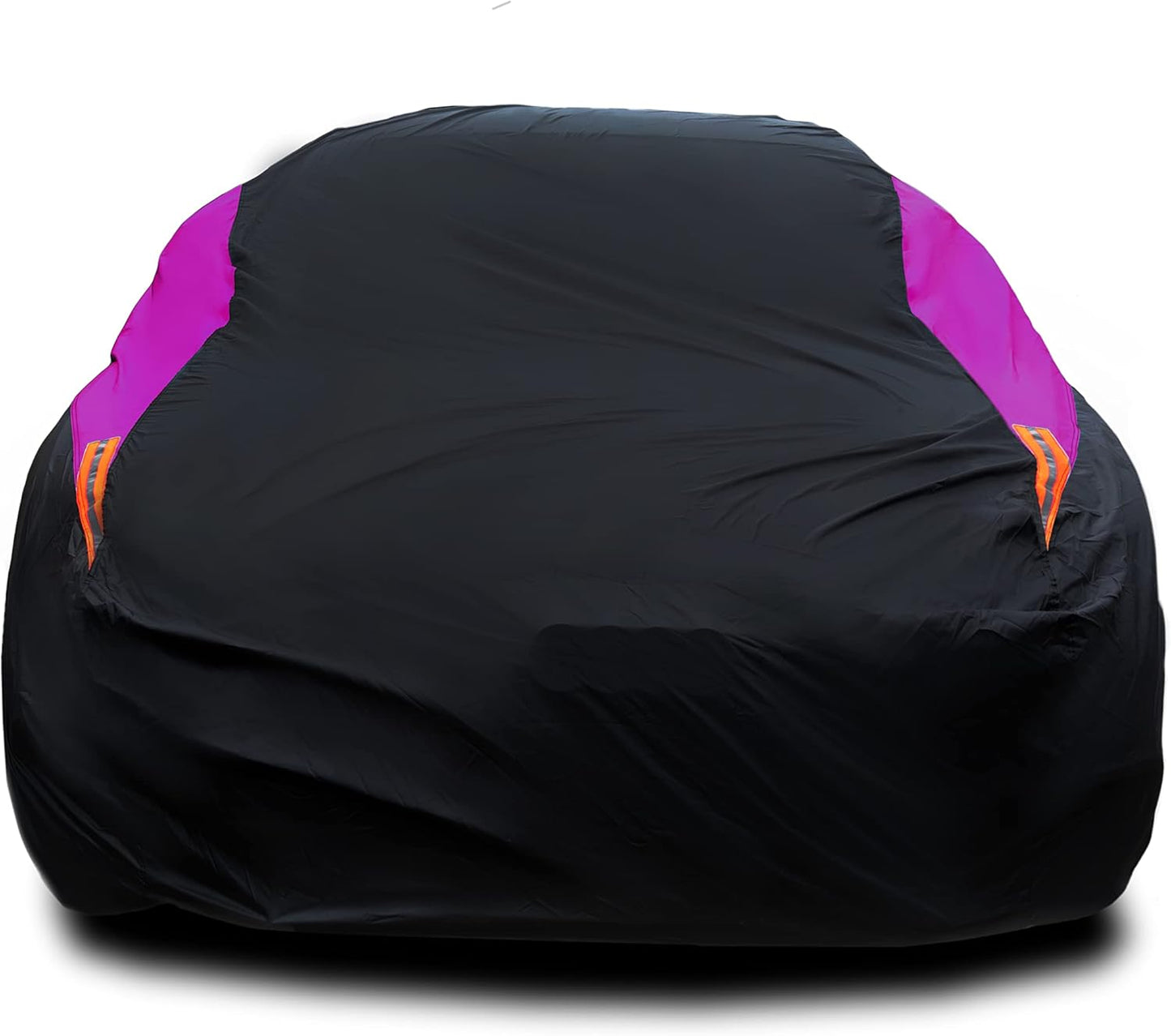 MORNYRAY Waterproof Car Cover All Weather Snowproof UV Protection Windproof Outdoor Full car Cover, Universal Fit for Sedan (Purple, A1-Fit Sedan Length(154-163 inch)