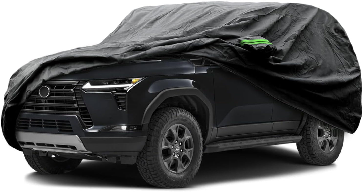 Proadsy 2025 Upgrade Car Cover Custom Fit for Lexus GX 2024 2025, Waterproof All Weather for Automobiles, Full Exterior Cover Rain Snow Sun Protector Indoor Outdoor Car Cover
