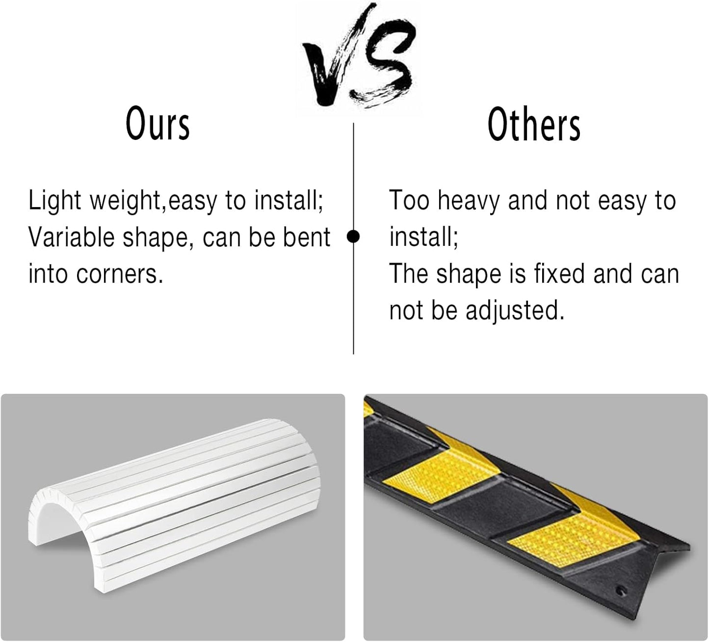 Garage Wall Protector Foam Wall Column Guard for Parking Garages - Wall Edge Protector Protect Your Car - Garage Column Edge and Bumpers Guards