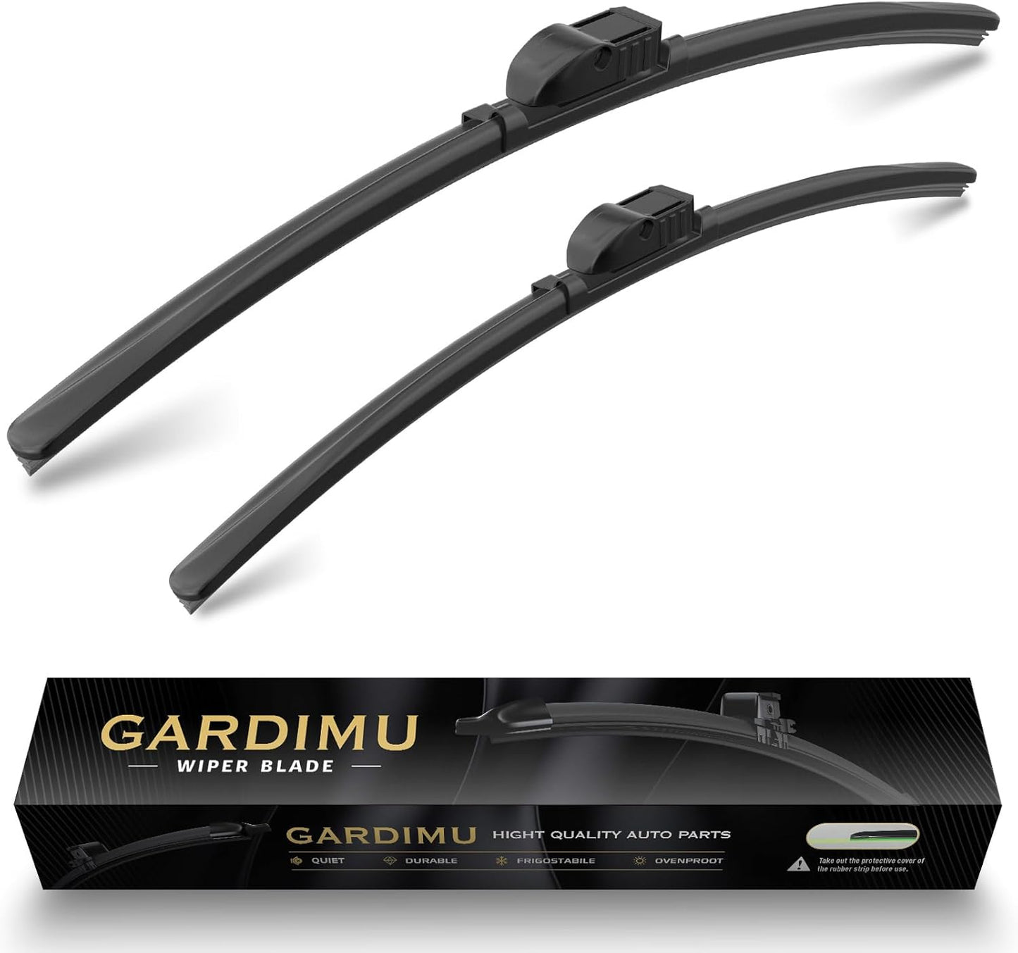 Front Windshield Wipers, 2-Piece Set for BMW 5 Series 528i 535i 535d 550i 2011 2012 2013 2014 2015 2016 - Automotive Replacement Front Wiper Blades for Car Window