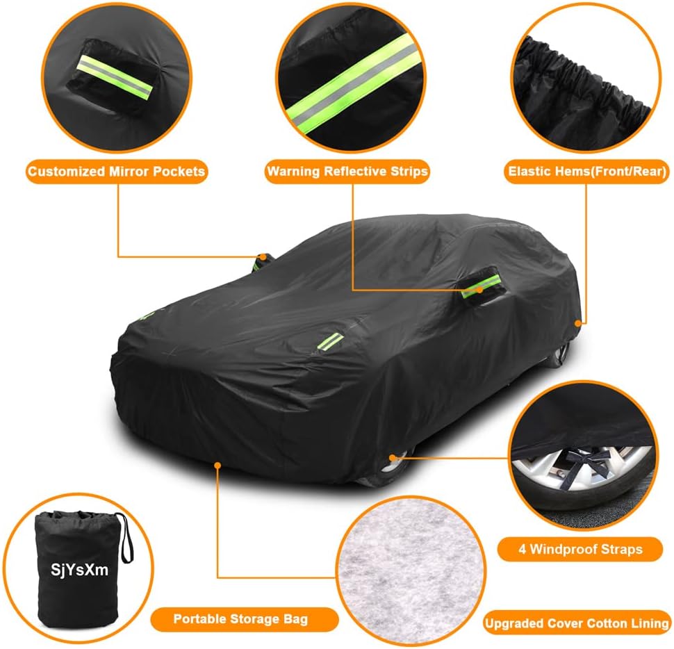 Custom Car Cover Compatible with BMW Z4 Z4M 2002-2025 E85 E86 E89 G29 Coupe Convertible, Waterproof All Weather Cover with Cotton Lining, Heavy Duty Rain Snow Sun UV Covers for Outdoor Indoor
