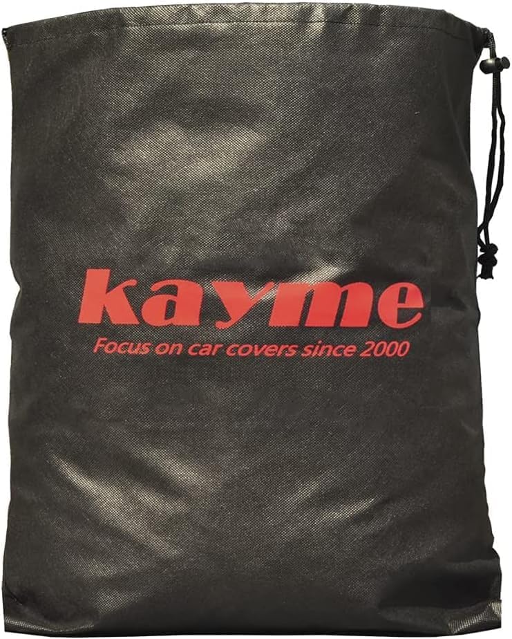 Kayme 6 Layers SUV Car Cover Custom Fit for GMC Yukon (1995-2025) Waterproof All Weather for Automobiles, Outdoor Full Cover Rain Sun UV Protection.Silver