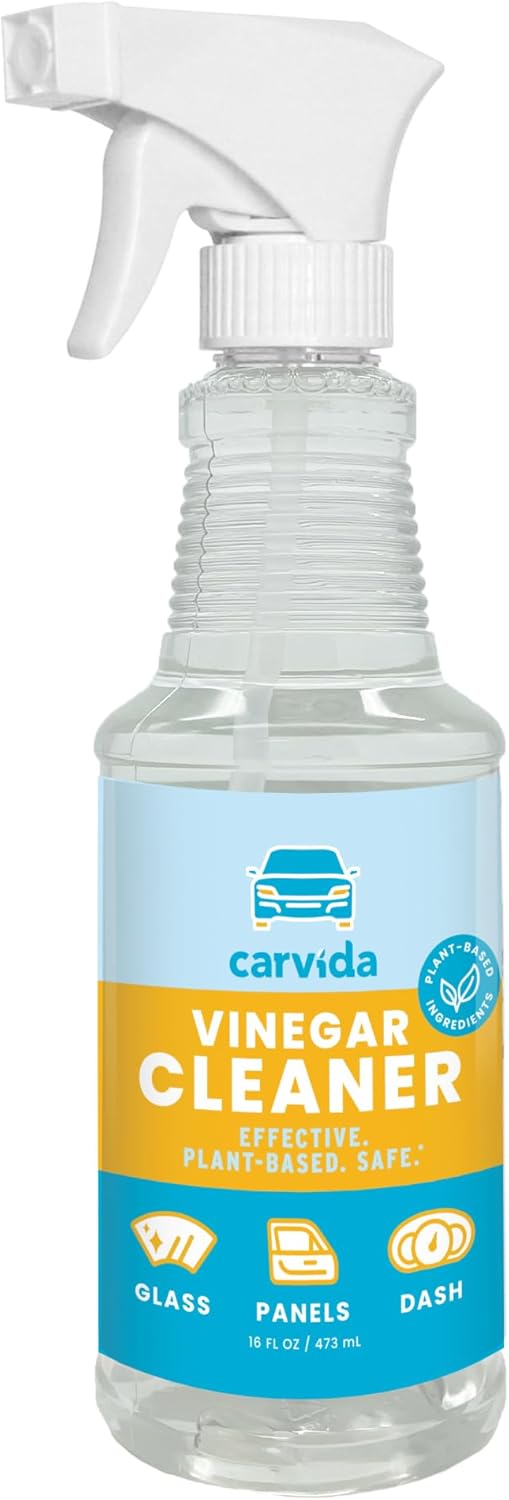 Vinegar Cleaner, Plant-Based, Multi-purpose Automotive Cleaning Spray, Natural Mint Scent, 16oz