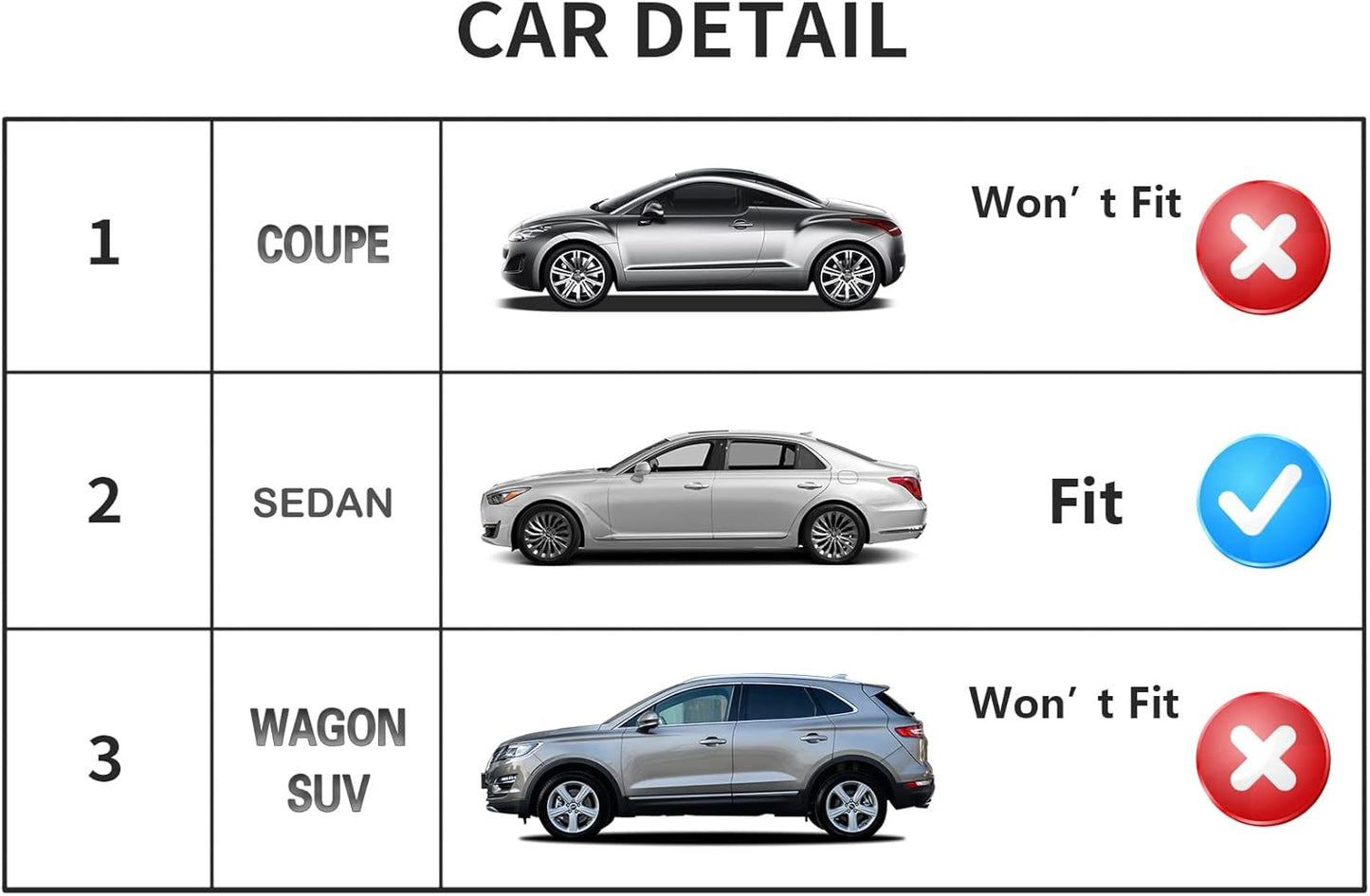 Smoke Sun/Rain Guards Wind Deflector Compatible with 2001-2005 Honda Civic Sedan Window Visors 4pcs 94213