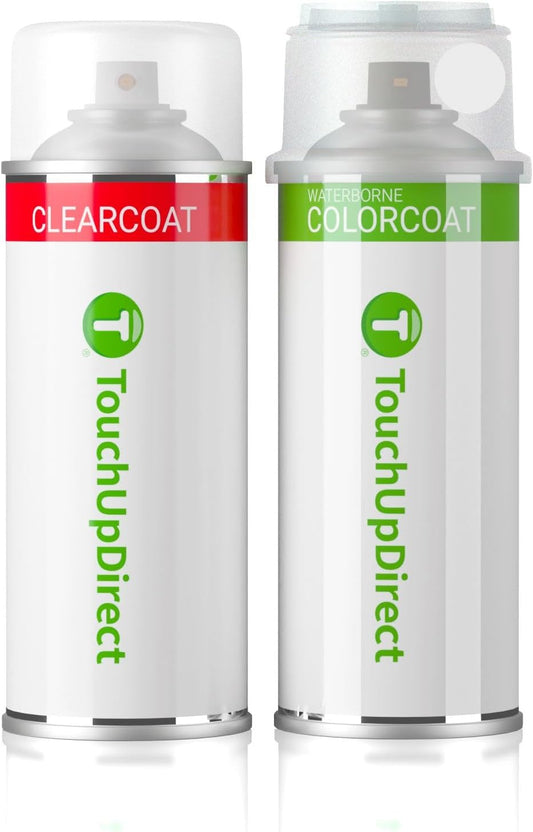 TouchUpDirect 1K6 Ice Edge Compatible with Toyota Exact Match Touch Up Paint Aerosol - Essential Kit