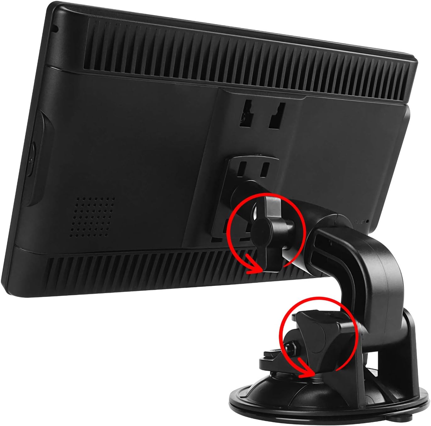 Truck GPS Commercial Drivers 2025, Trucker Car GPS Navigator, 9 inch Navigation System with Lifetime Map Updates, Voice Assistant, Speed Limit Warnings