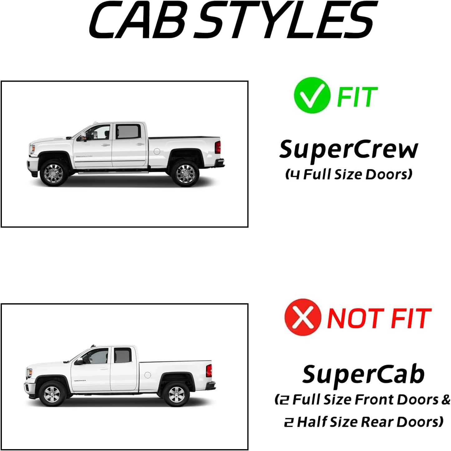 in Channel Rain Guards Fit for Truck 2009 2010 2011 2012 2013 2014 Ford F150 SuperCrew/SVT Raptor Crew Cab, Durable Side Window Visors Deflectors, Smoke Tinted Vent Shade Shield, 4pcs