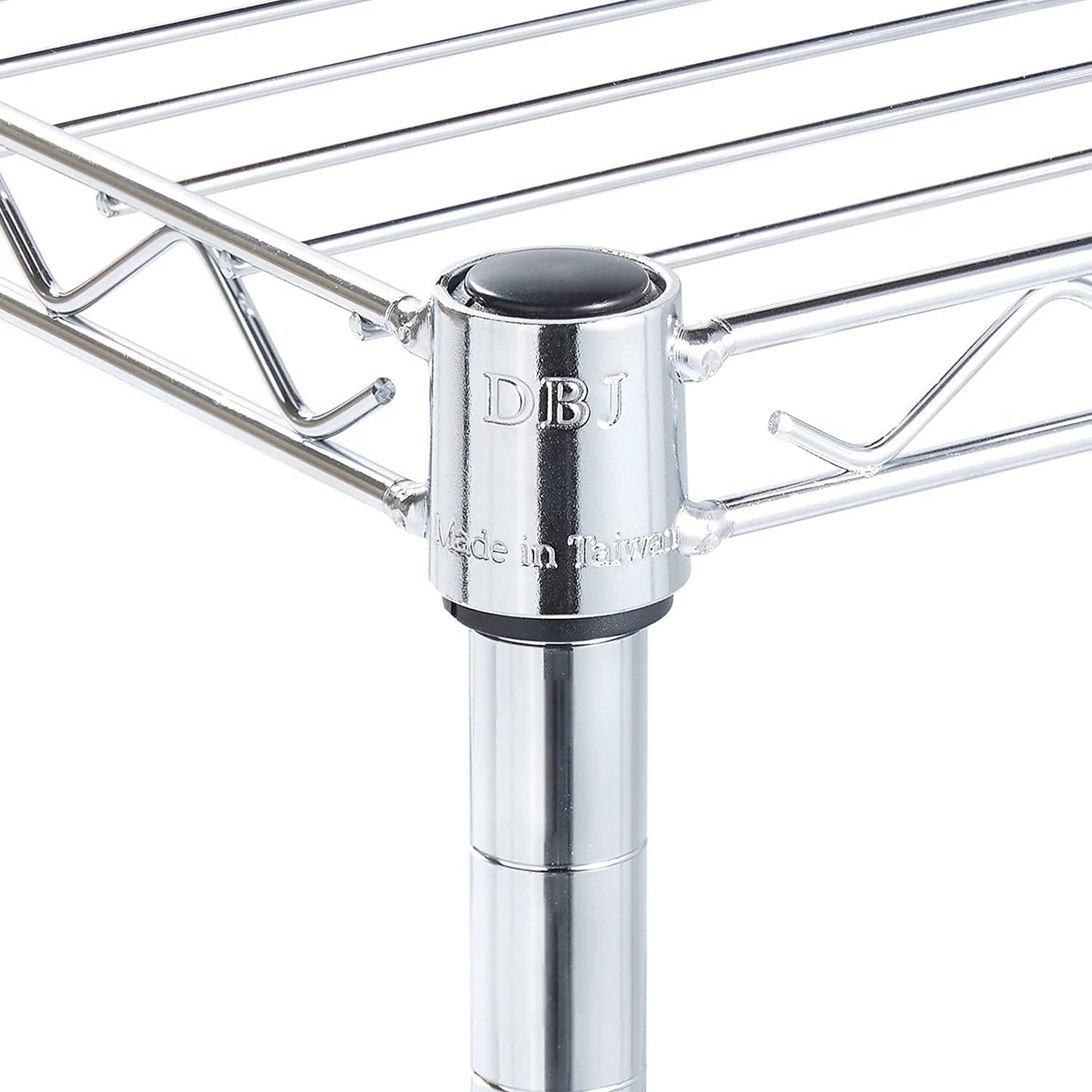 3 Tier Wire Shelving Unit Storage Rack, Metal Heavy Duty Utility Organizers, Organization Units for Metal Shelves, Pantry, Garage, Laundry Racks Durable Shelf Stand, 14"W x 24"L x 30"H, Chrome