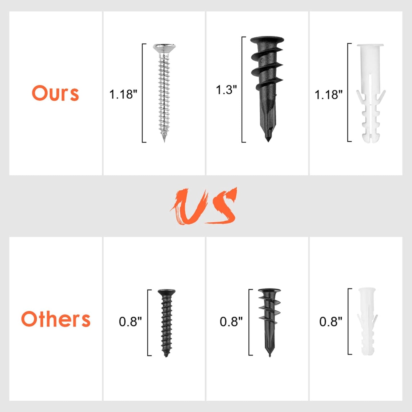 Garage Hooks Heavy Duty 14 Pack, Steel Garage Storage Hooks, Tool Hangers for Garage Wall Utility Wall Mount Garage Hooks and Hangers with Anti-slip Coating for Garden Tools, Ladders, Bulky Items