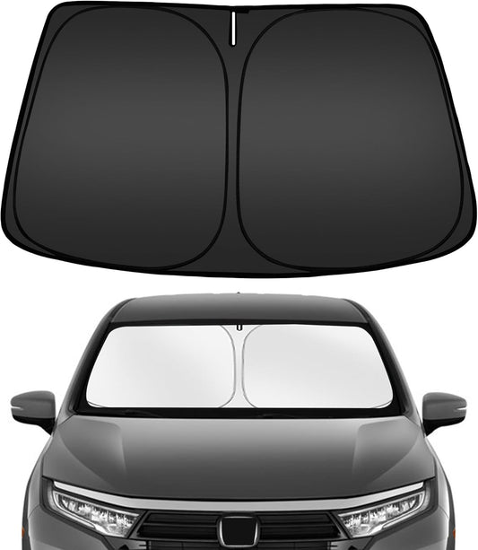 ARISMOTOR Windshield Sun Shade for Honda Odyssey (LX EX EX-L Touring Elite Minivan) 2018-2025 2026, Custom Fit Foldable Front Window Sunshade Sun Visor Protector, Block UV Rays Keep Your Car Cooler