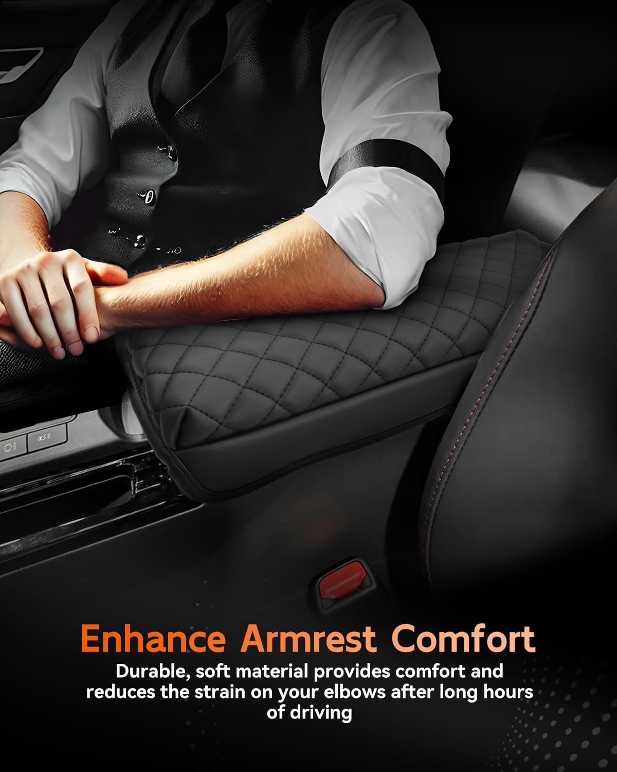 CDEFG for Toyota Prius 2023-2025 2026 Center Console Cover Armrest Box Cover for Prius (LE, XLE, Nightshade Edition, Limited) 2023 2024 2025 Accessories Arm Rest Protector