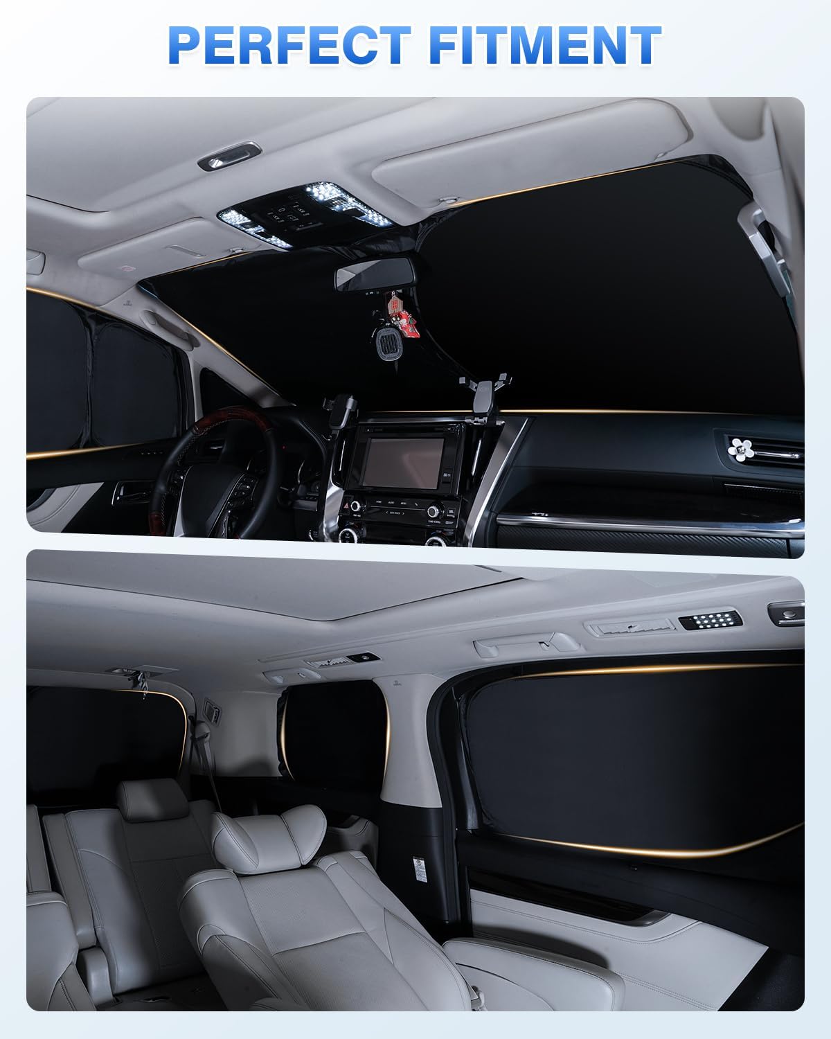 Sunshades for Honda CRV 2023-2025 2026 CR-V Accessories Windshield Sun Shade Side Rear Window Shade Cover Sun Visor Shield Privacy Protection Keep Vehicle Cool Black 8PCS