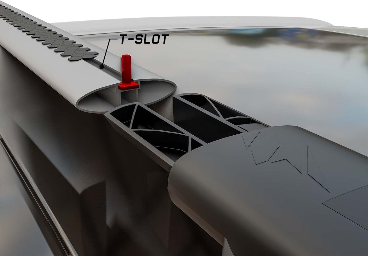 Catch USA Car Roof Rack Cross Bars for Subaru Outback Wilderness with Lock 2021 2022 2023 Aluminum Cross Bar for Rooftop Cargo Carrier Luggage Kayak Canoe Bike Snowboard (Gray)