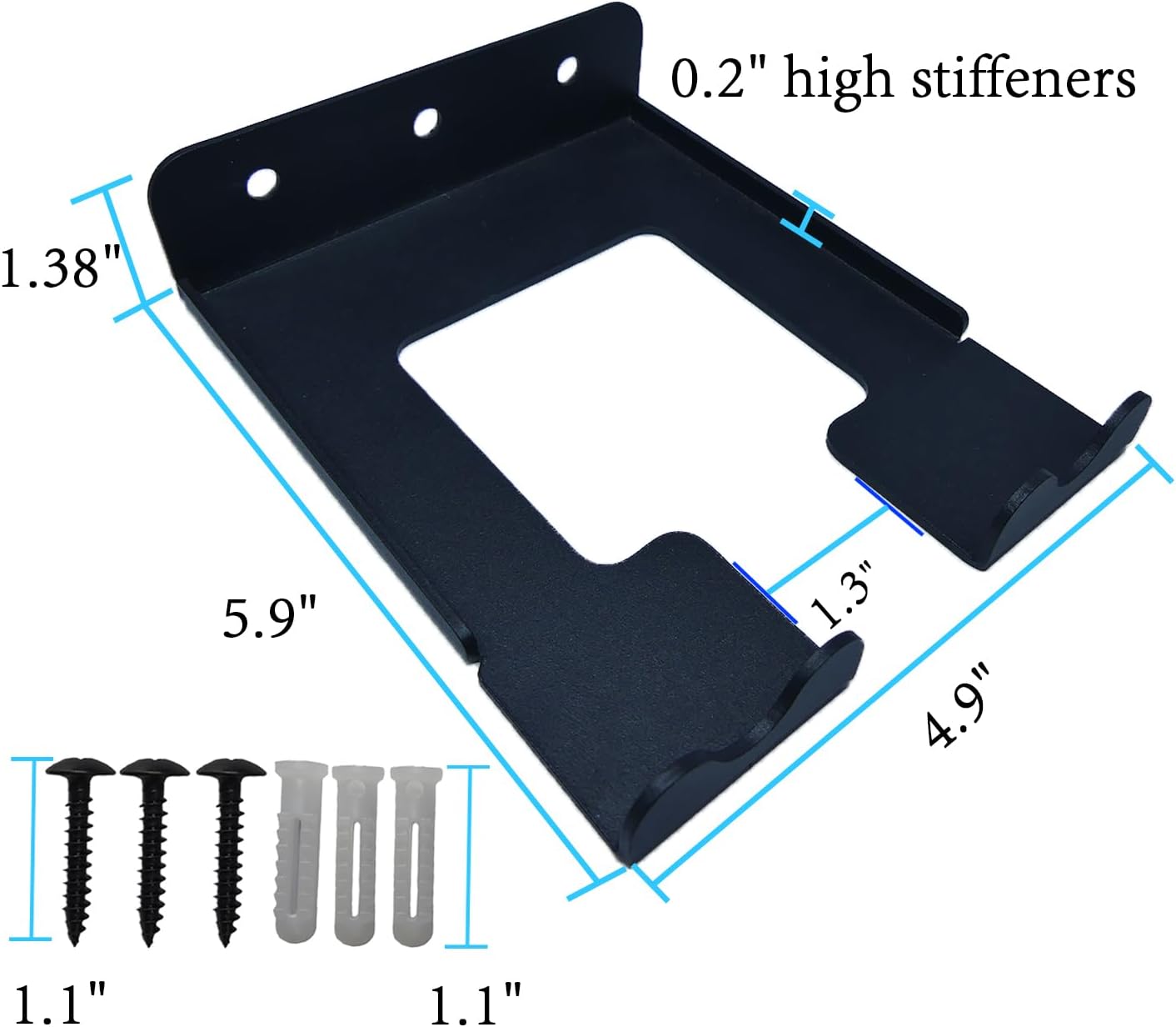 Heavy Duty Chainsaw Wall Mount Holder, Chainsaw Hanger Rack Organizer for Garage, Workshop, Garden (1, Garage Organizer Trimmer Rack)