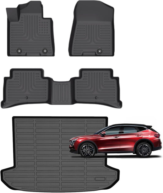 for Kia Sportage Floor Mats 2017-2022 (Gas Only),Car Mats for Kia Sportage All Weather Rubber Floor Mats Cargo Liner Accessories