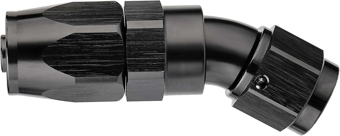 EVIL ENERGY 6AN 30 Degree One Piece Full Flow Hose End Fitting Swivel For CPE Braided Hose