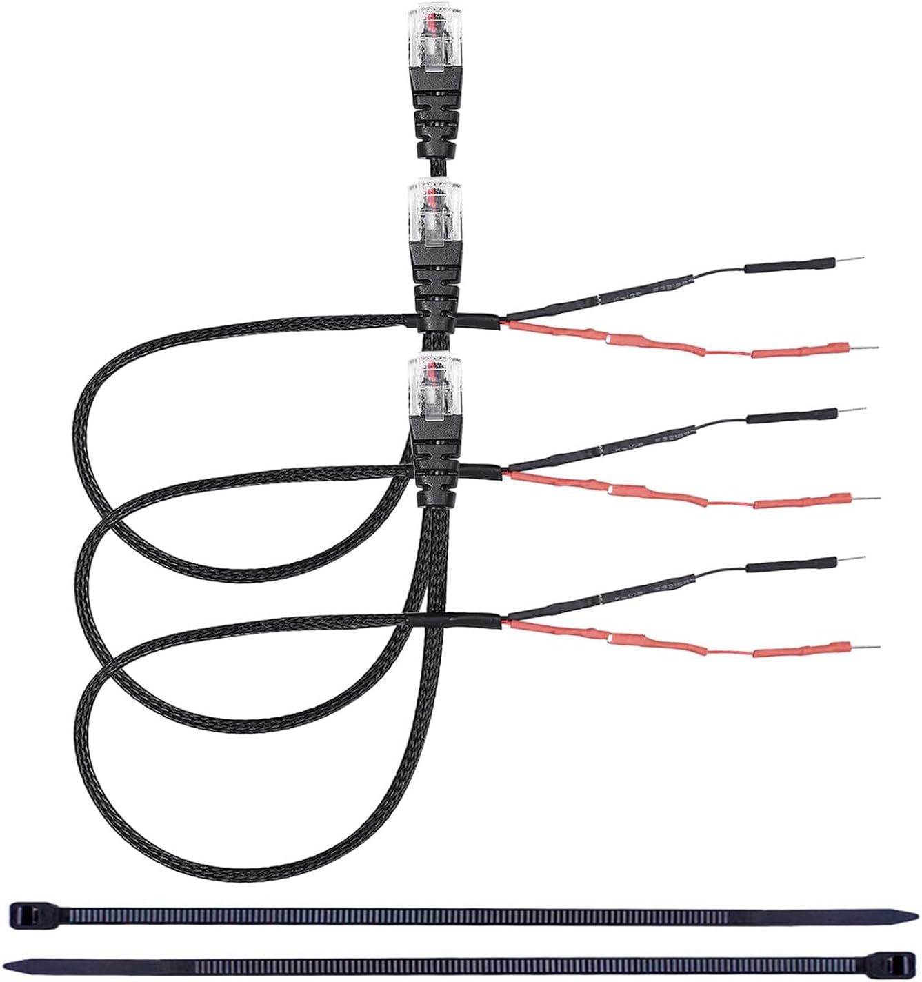 RJ11 Power Cord Compatible with Uniden Radar Mirror Wire Detectors,Model (3005201U) Fits R1 R3 R4 R7 R8 (3 Pack)