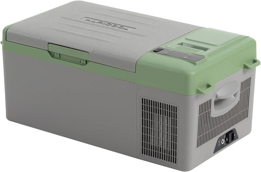 Alpicool Y15E Portable Fridge 12 Volt Car Refrigerator 17 Quart Freezer for Fishing, Camping, RV, Truck, Boat-12/24V DC