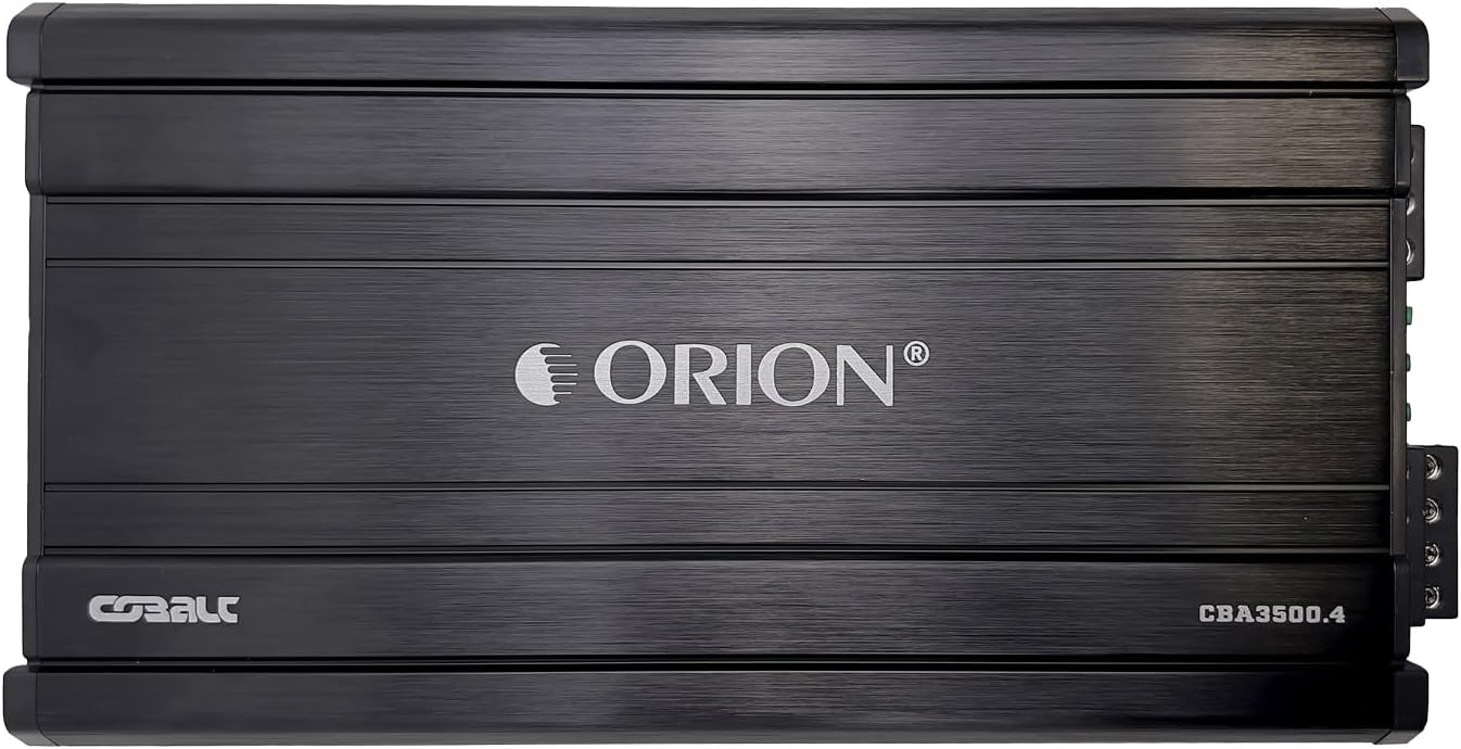 Orion Cobalt Series CBA3500 4 High Efficiency 4-Channel Class A/B Amplifier for Car Audio Stereo - 3500W High Output, 2/4 Ohm Stable, Adjustable Low/High Pass, Bass Boost, MOSFET Power Supply