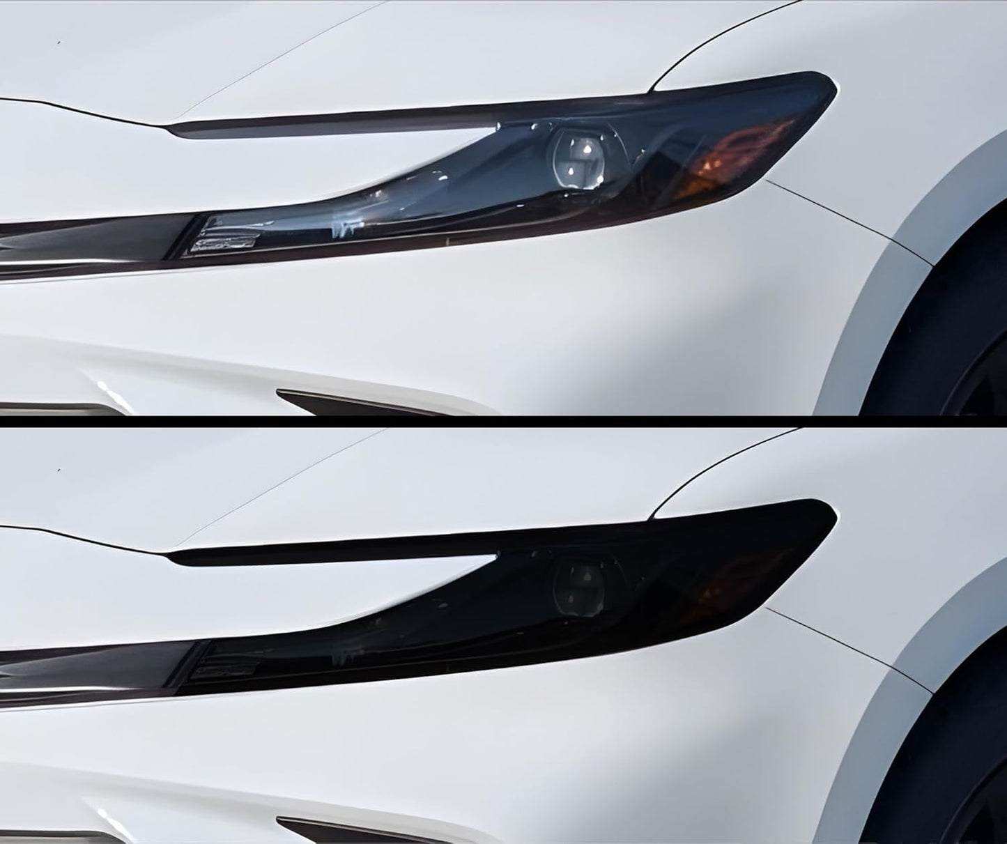 BOGAR TECH DESIGNS Full Headlight Head Light Tint Kit Compatible with Toyota Camry 2025-2026, Dark Smoke