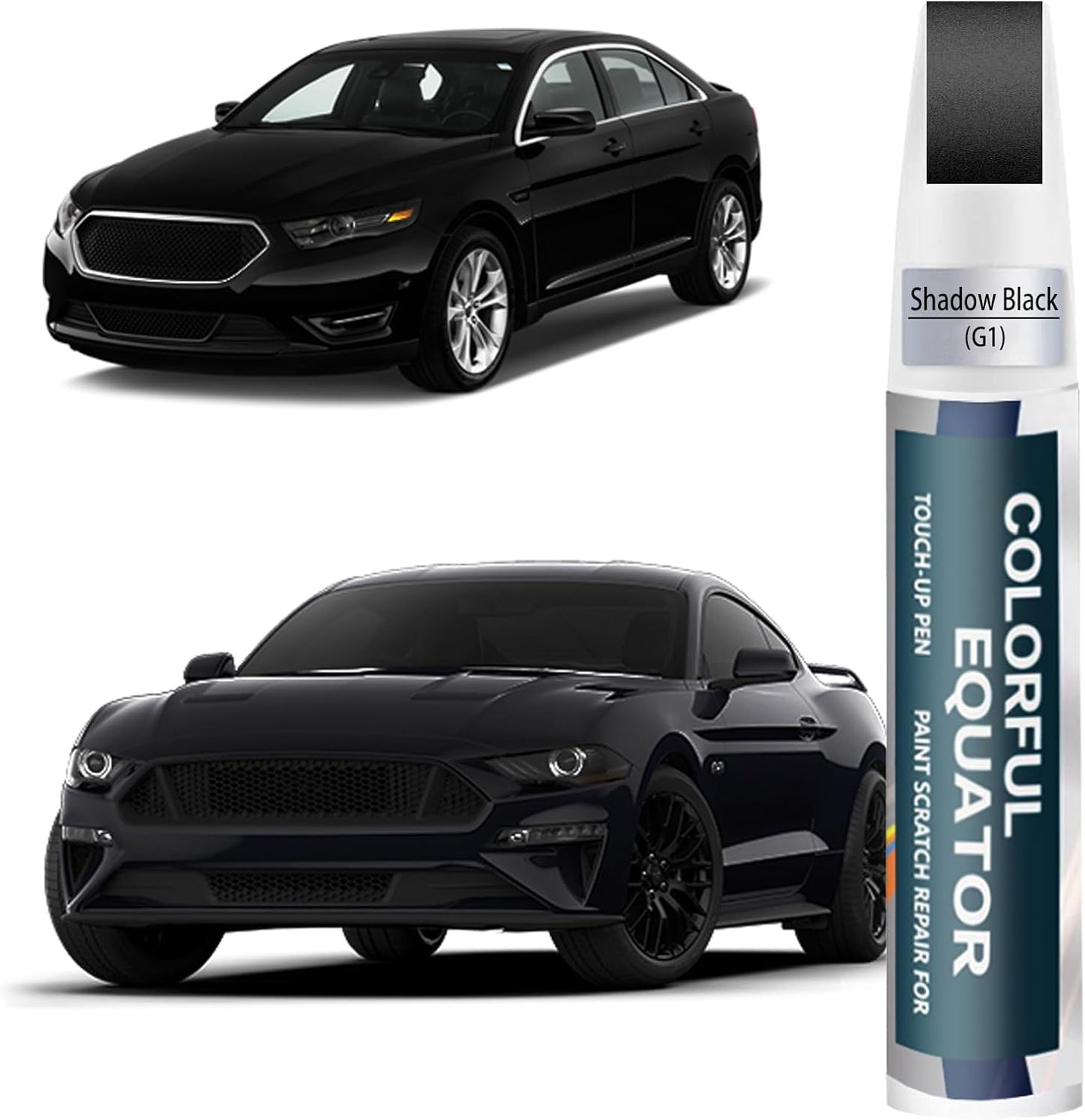 G1 Shadow Black Touch Up Paint for Ford, Car Paint Pen Scratch Repair Two-In-One Touch Up Paint, Premium Car Scratch Remover for Deep Scratches