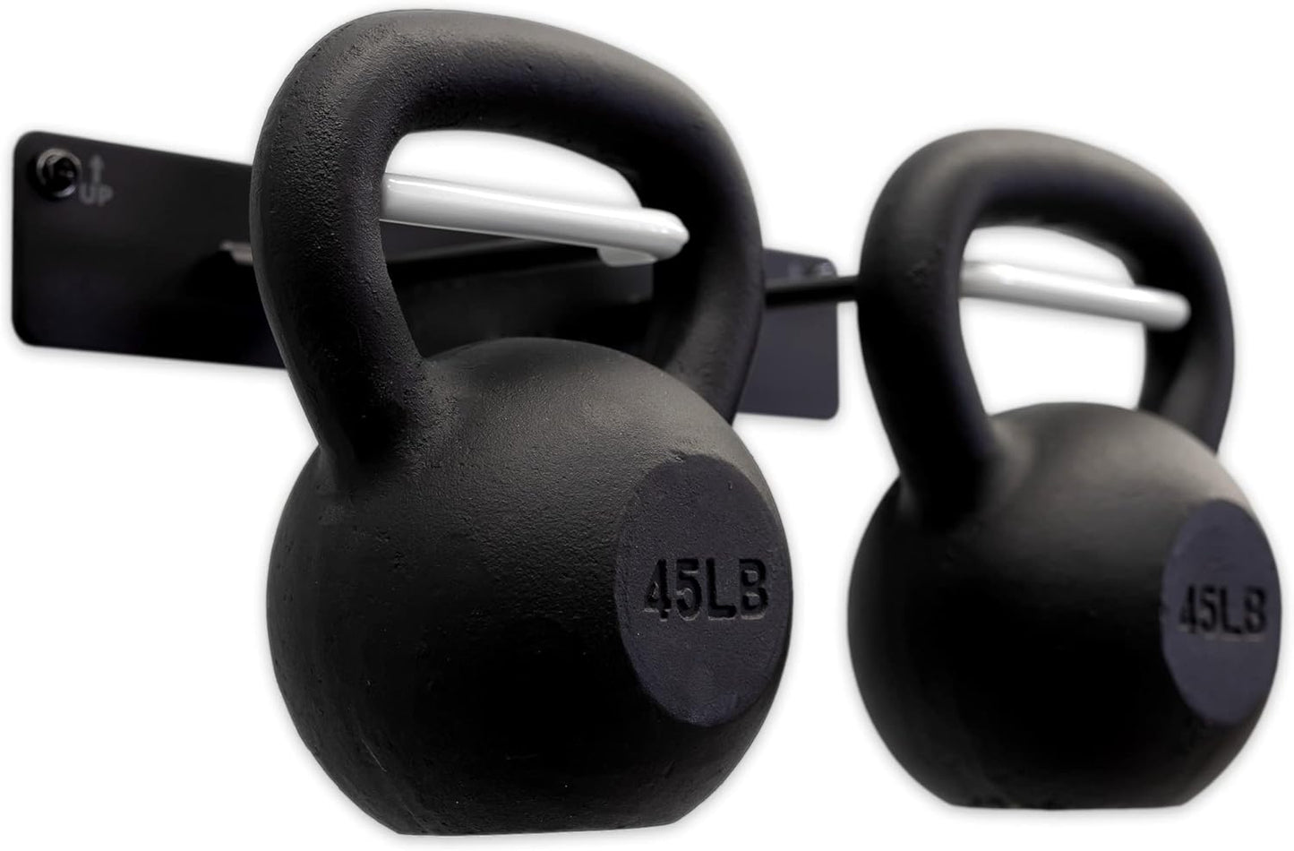 StoreYourBoard BLAT Bike Fat Tire Wall Rack, Holds 2 Bikes, Home and Garage Storage Hooks, Heavy-Duty Solid Metal Max 100 lbs