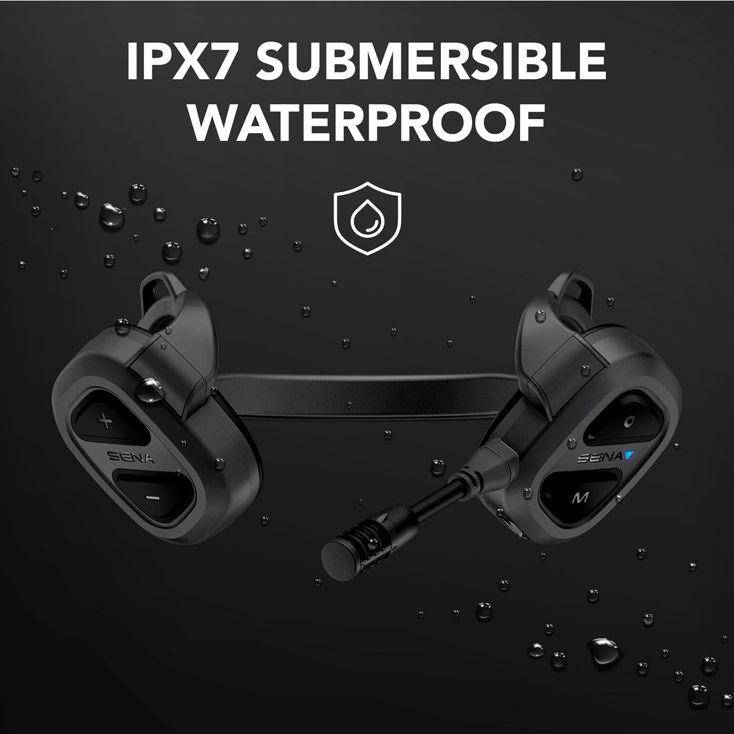 Sena Nautitalk Bosun On Board Crew Communication Headset for Sailing & Yachting, a.k.a. Marriage Saver, Quad Pack (Charging Case)