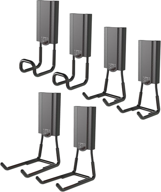 GATOR MAGNETICS Storage Hooks: 6-Pack, The Ultimate Workshop & Garage Storage Systems, Heavy Duty Magnetic Hooks, Sturdy Tool Organization Solutions, 25lb Hold, for All Steel Surfaces 2.5" & 4"
