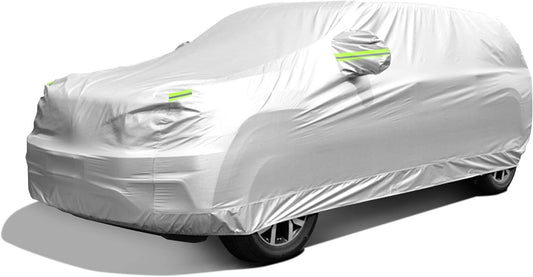 SUV Waterproof Car Covers for Automobiles All Weather Season UV Protection Snowproof Outdoor Full Cover Universal Fit SUV Up to 190’’